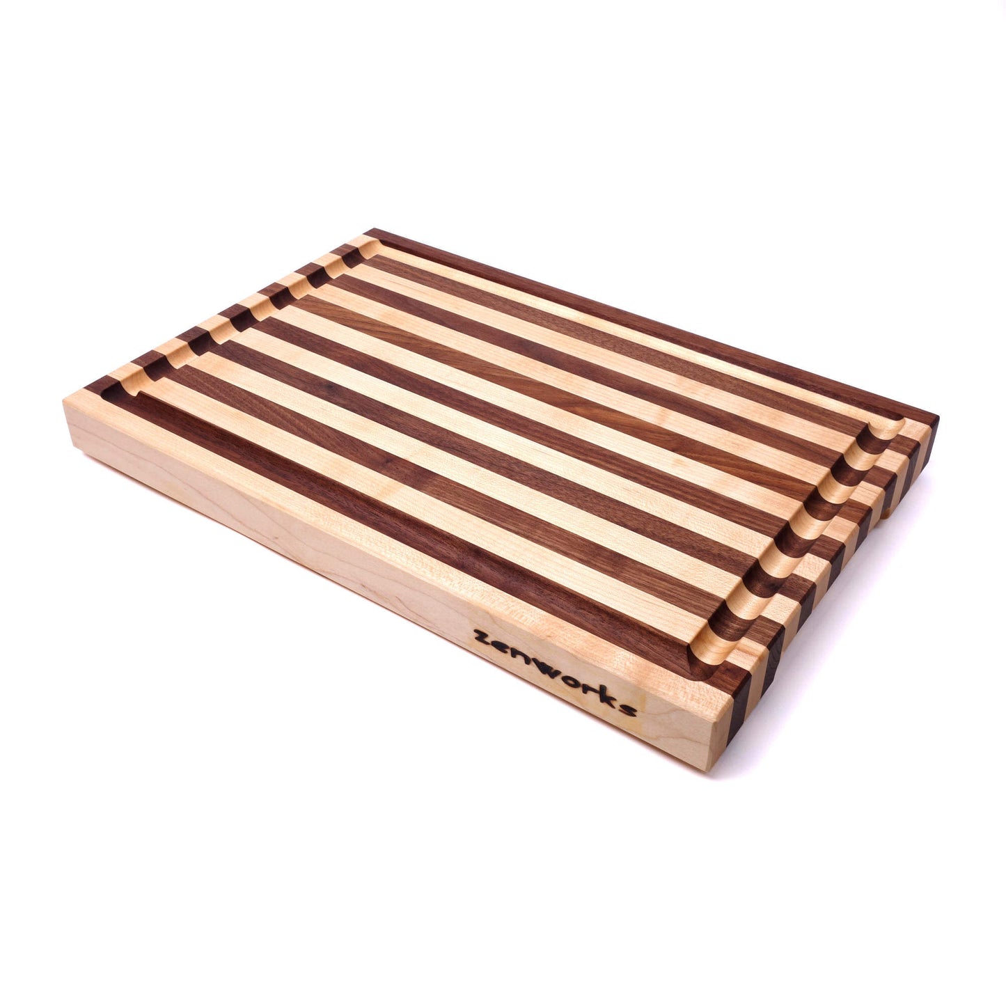 Zenworks Striped Edge Grain Cutting Board