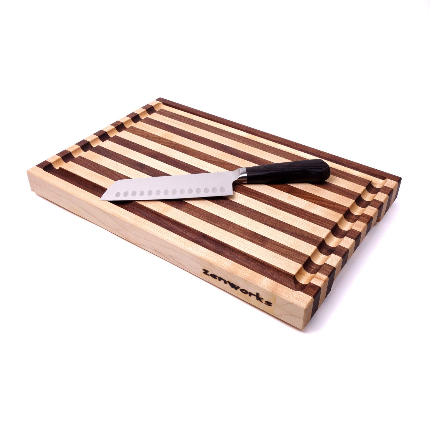 Zenworks Striped Edge Grain Cutting Board