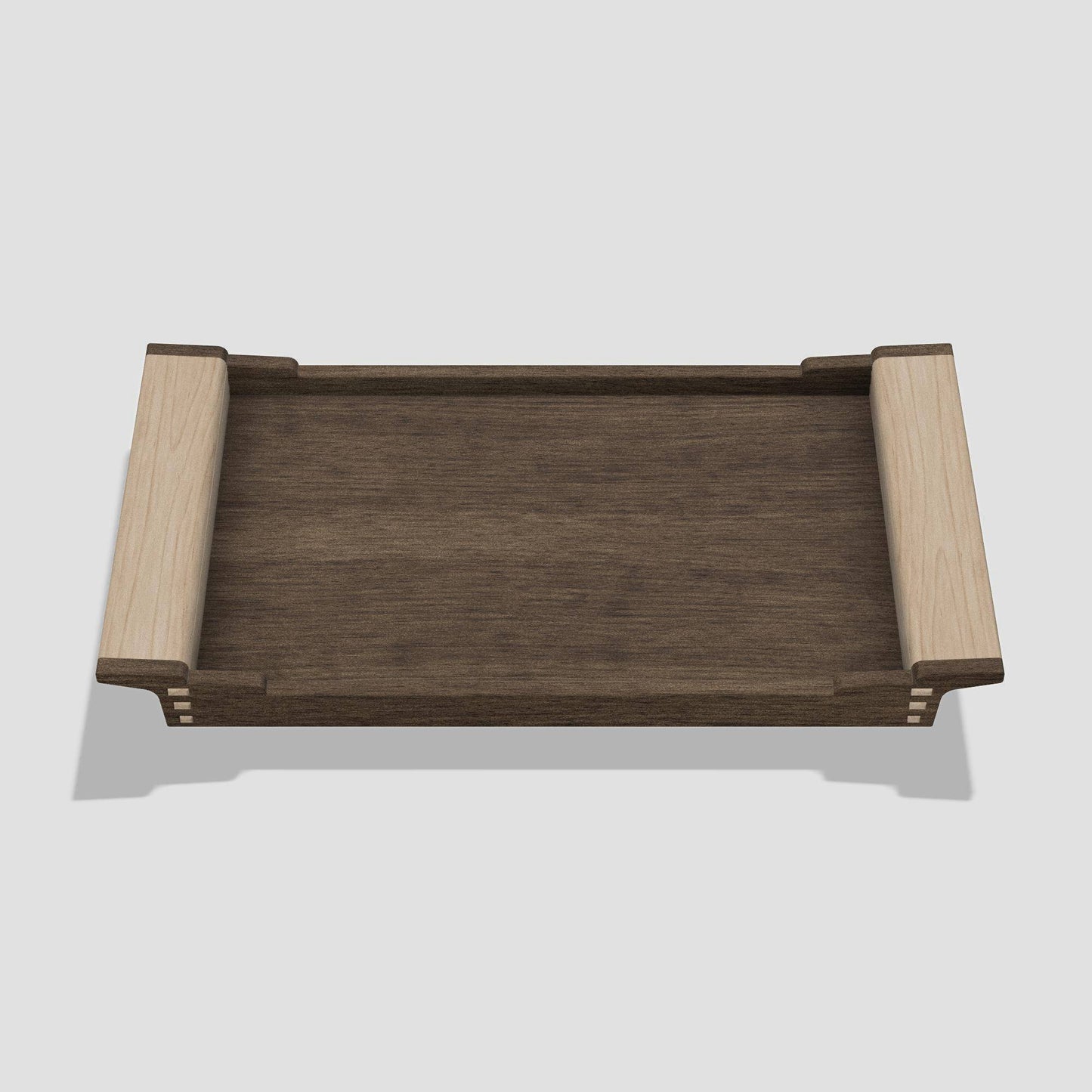 Zenworks Walnut and Maple Serving Tray
