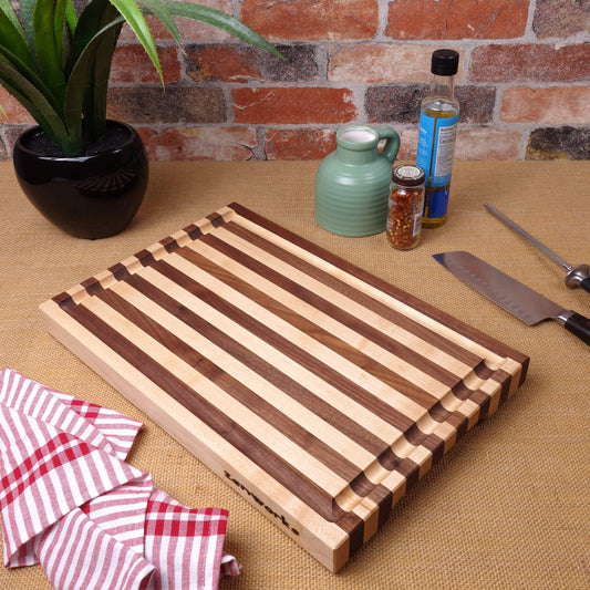 Zenworks Striped Edge Grain Cutting Board