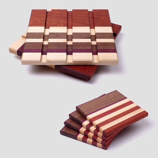 Bloodwood Trivets and Coasters Bundle